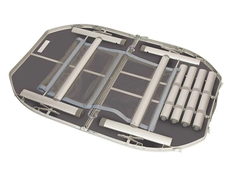 Bo-Camp Ovaal 120 X 80 Koffermodel Campingtafel - Grijs 5 Bo-Camp Ovaal 120 X 80 Koffermodel Campingtafel - Grijs - Image 3