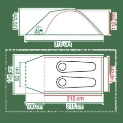Buiten Kamperen -Buiten Kamperen 1900 1900 coleman darwin 2 plus 1