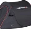 High Peak Vision 2 Pop-up Tent - 2 Persoons - Zwart -Buiten Kamperen 699 1200 4001690102803.pt02