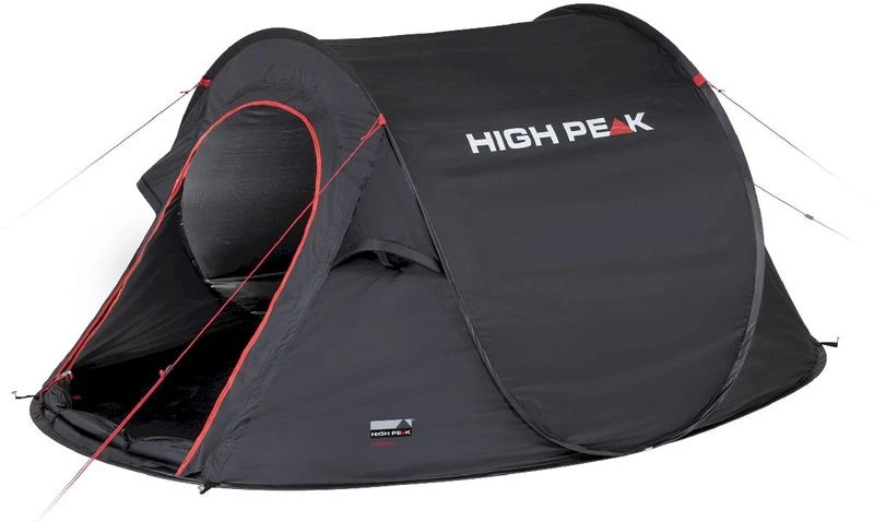 High Peak Vision 2 Pop-up Tent - 2 Persoons - Zwart 4 High Peak Vision 2 Pop-up Tent - 2 Persoons - Zwart - Image 2