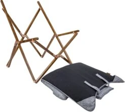 Bo-Camp Urban Outdoor Bloomsbury Vlinderstoel - Grijs - M -Buiten Kamperen 900 1006 1200369 9