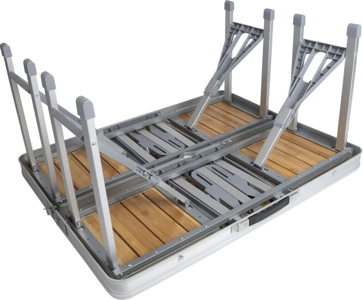 Bo-Camp 136 X 85 Inklapbare Picknicktafel - Bamboe 12 Bo-Camp 136 X 85 Inklapbare Picknicktafel - Bamboe - Image 10