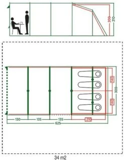 Coleman Vail Long Tunneltent - 4 Persoons 9 Coleman Vail Long Tunneltent - 4 Persoons -Buiten Kamperen 972 1900 coleman vail long tunneltent 4 persoons 4