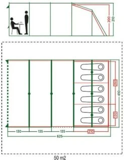 Coleman Vail Long Tunneltent - 6 Persoons 9 Coleman Vail Long Tunneltent - 6 Persoons -Buiten Kamperen 972 1900 coleman vail long tunneltent 6 persoons 2