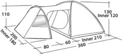Easy Camp Eclipse 300 Tunneltent - 3 Persoons - Groen -Buiten Kamperen 981 1900 4cb3ef6c cdb0 4961 81b9 533262e89ee6 1280x960
