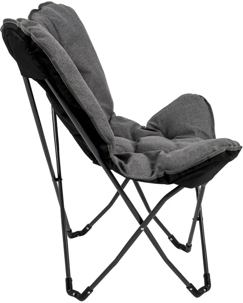 Bo-Camp Urban Outdoor Grainger Vlinderstoel - Antraciet 6 Bo-Camp Urban Outdoor Grainger Vlinderstoel - Antraciet - Image 4