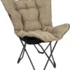 Bo-Camp Urban Outdoor Grainger Vlinderstoel - Beige -Buiten Kamperen bo camp grainger vlinderstoel beige 3