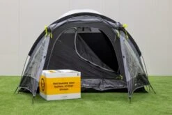 Kampa Brighton Grey 3 Tunneltent - 3 Persoons 12 Kampa Brighton Grey 3 Tunneltent - 3 Persoons -Buiten Kamperen brightongrey3 3