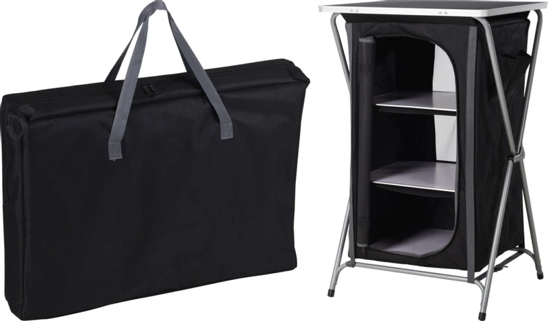 Redcliffs Campingkast - 3 Lagen - Zwart 3 Redcliffs Campingkast - 3 Lagen - Zwart