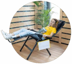 Crespo Air-Deluxe AP-232 Relaxstoel - Zwart -Buiten Kamperen toppy s testpanel 4