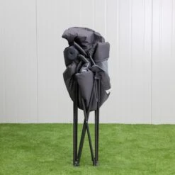 Kampa XL High Back Chair Fog Vouwstoel - Grijs -Buiten Kamperen xlhighbackfog