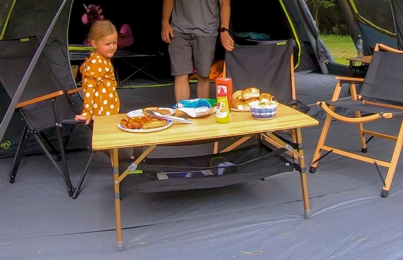 Zempire Kitpac V2 Campingtafel - Groot - 100 X 65 - Bamboe 11 Zempire Kitpac V2 Campingtafel - Groot - 100 X 65 - Bamboe - Image 9